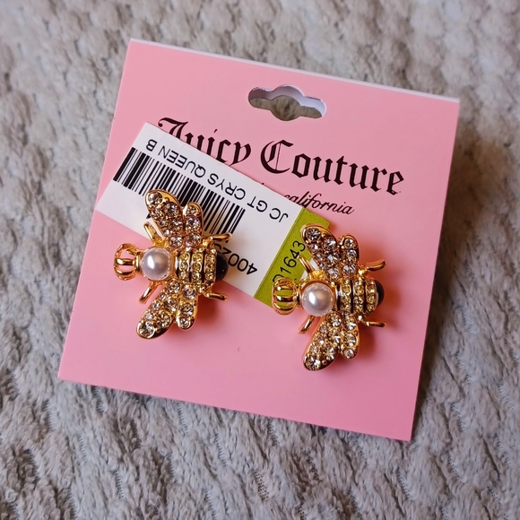 👑🐝Juicy Couture Queen Bee Earrings!🥰 - Picture 4 of 7
